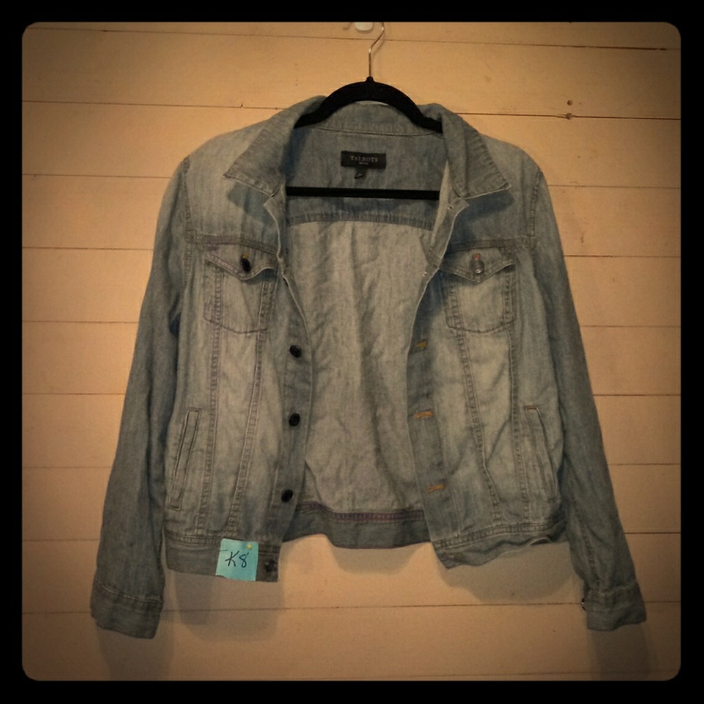 Talbots Jean Jacket